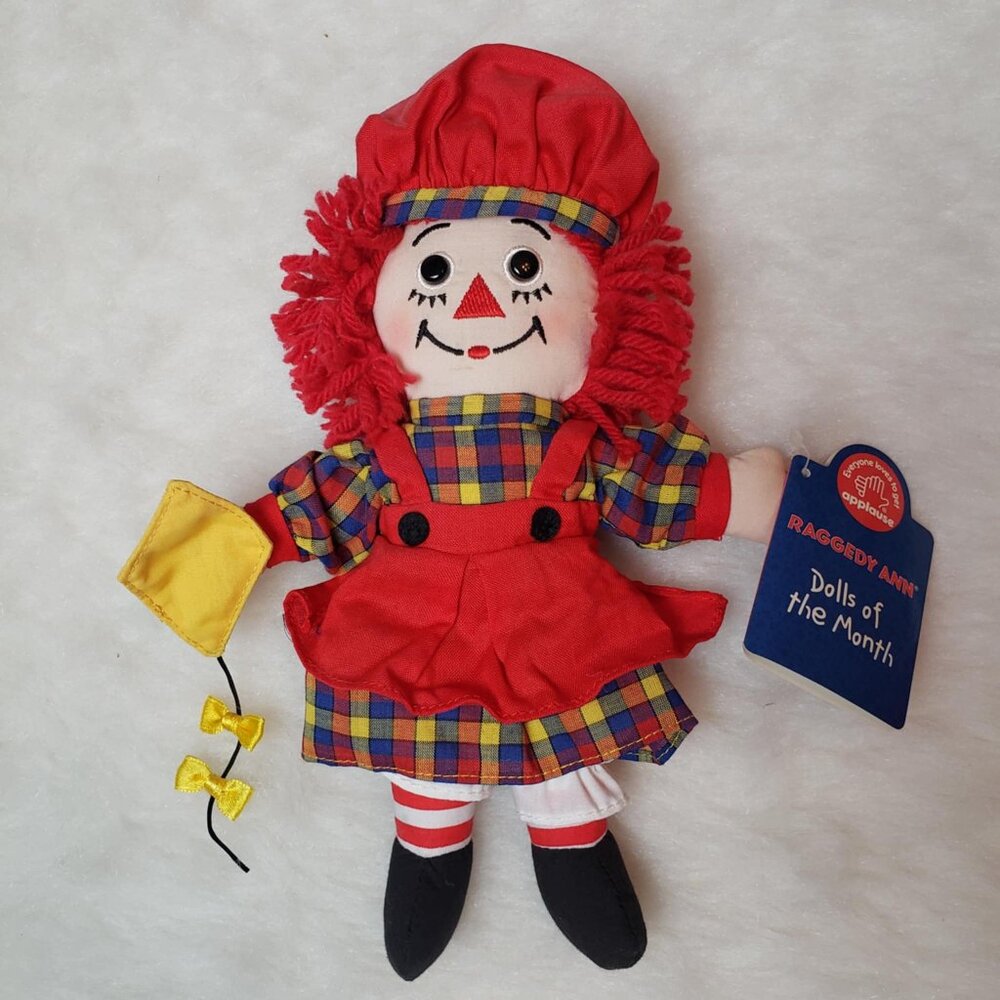 Y2K Raggedy Ann MARCH "Doll of the Month" Collectible Children's Doll Toy